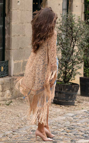 Beige Lace Crujía Jacket