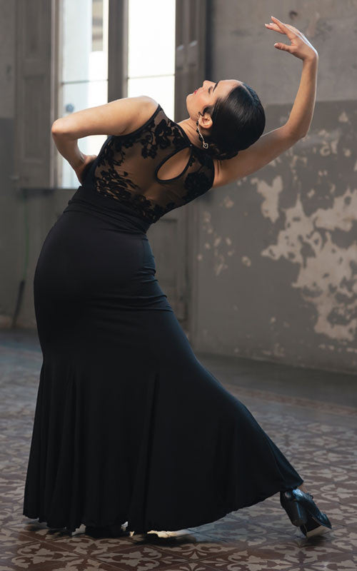 Jupe de flamenco Ogalla avec beaucoup de vol