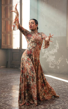 Robe de flamenco Amelia imprimée en différentes couleurs