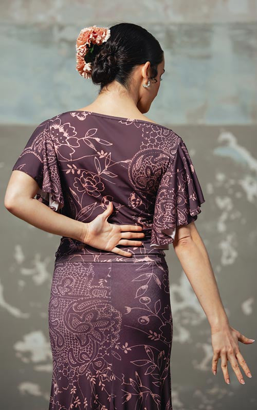 Chardin Printed Short-Sleeved Top