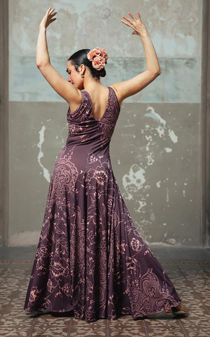 Robe de flamenco imprimée Alchemy