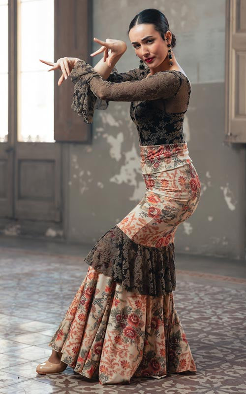 Jupe flamenco imprimée Schermo