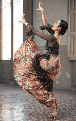 Jupe flamenco imprimée Schermo