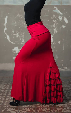 Jupe flamenco Andújar avec ceinture