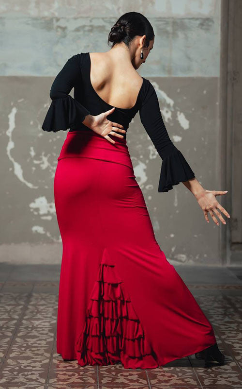 Jupe flamenco Andújar avec ceinture