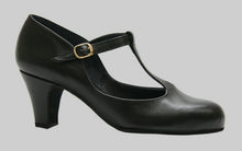 Closed Ballroom Dance Shoe in Black Leather