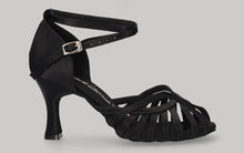 Zapato para Baile Latino y de Salón en Satén Negro