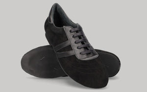 Chaussures de danse de salon noires à lacets pour hommes