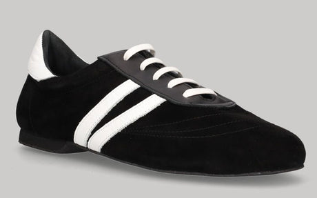 Zapato de Hombre para Baile de Salón Negro y Blanco con Cordones