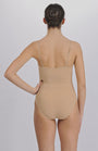 Maillot color nude de mujer con tirantes finos