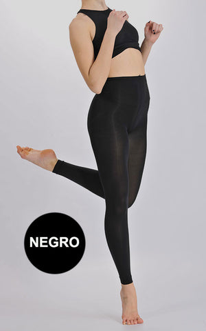 Media sin Pie Tipo Leggings en negra