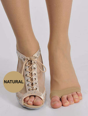 Media Elástica Natural con Dedos Libres