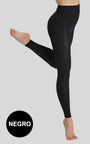 Media sin pie tipo leggings en negra