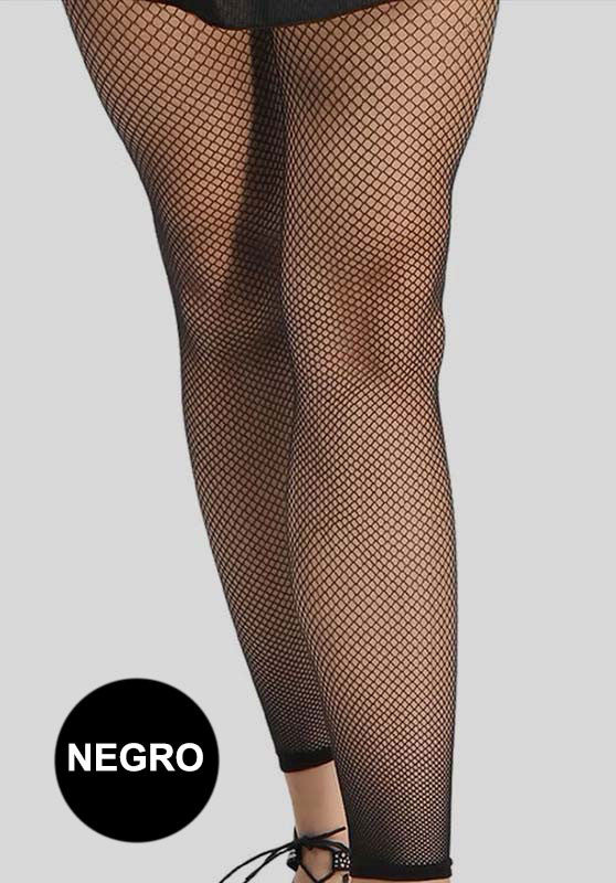 Leggings résille noirs sans pieds