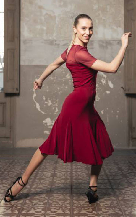 Jupe boléro pour danse de salon en différentes couleurs