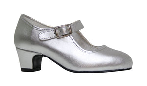 Silver Flamenco Shoe
