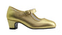 Gold flamenco shoe